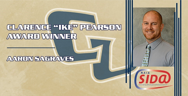 Sagraves named NAIA-SIDA Clarence “Ike” Pearson Award Winner